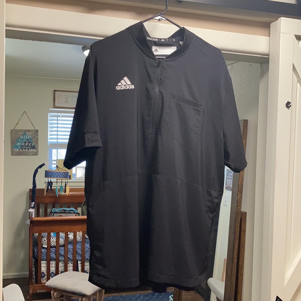 Qtr zip cage jacket